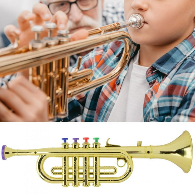 Trompeta para niños Trompeta para niños de juguete para niños pequeños Suministros de enseñanza para regalo de cumpleaños para principiantes entusiastas para ANGGREK Otros