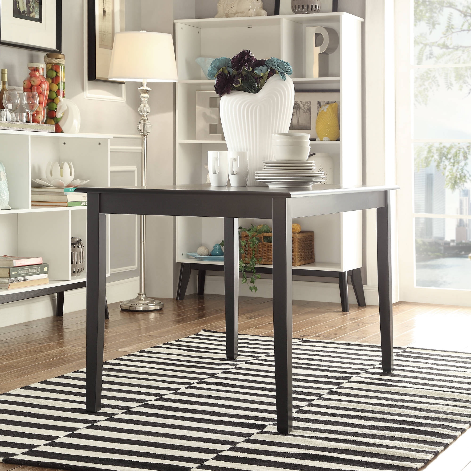 Lexington Dining Table, Black - Walmart.com - 