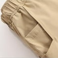 thumbnail image 6 of QATAINLAV Mens Hiking Cargo Shorts Stretch Breathable Camping Fishing Workwear Shorts Solid Casual Multi Pockets Work Shorts Khaki M Sales for Today, 6 of 7