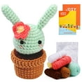 thumbnail image 1 of SPRING Crochet Kit for Beginners Knitting Kit with Animal DIY Craft Art Gifts C, 1 of 9