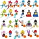 thumbnail image 2 of KF bloques 6142 6165 6158 Dragon Ball Z Super Saiyan God Vegeta Goku azul Broli Cell Gohan Gamma1 Gamma2 bloques de construcción muñecas Dengxun unisex, 2 of 2