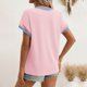 thumbnail image 5 of mfyjkho Tops Casuales Para Mujer, Suéter De Mujer Con Cuello Redondo, Manga Corta Y Hombros Descubiertos, Diseño Moderno Tops Para Salir Xl, 5 of 7