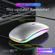 thumbnail image 3 of Ratón inalámbrico Bluetooth 5.0 de doble modo con carga y silencioso para juegos de computadora portátil para niñas de 2,4 g, 3 of 6