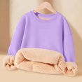thumbnail image 2 of Girls Sweatshirt Crewneck Sweatshirts Girls Hooded Sweatshirt Long Sleeve Crewneck Pullover Top Soft Cozy Casual Loungewear Outerwear for Kids Toddler, 2 of 5