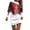 Red, variant on Fiaer Christmas Elk Long Sleeve Dress for Women Sweatshirt Dress Fall Fashion Outfits Casual Mini Skirts Dark Blue XXL