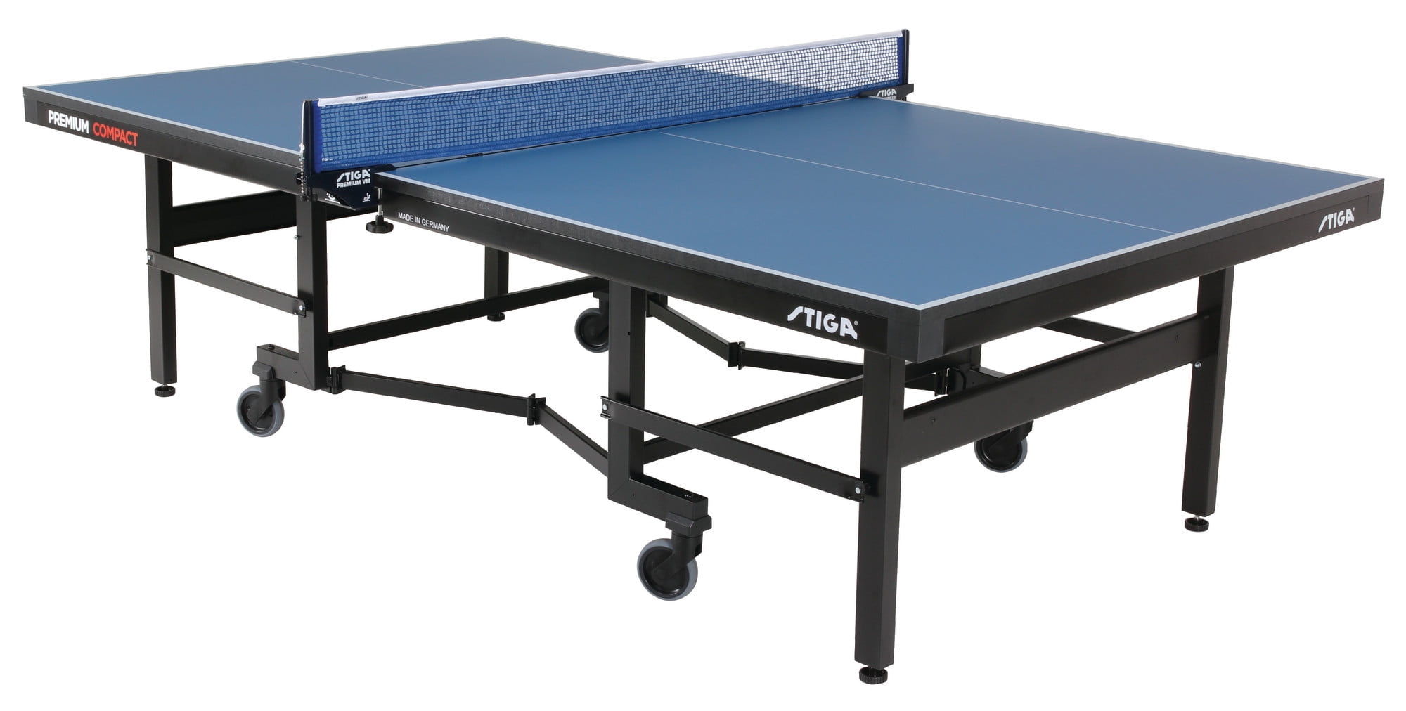 STIGA Premium TournamentStyle Compact Indoor Table Tennis Table Delivered PreAssembled with
