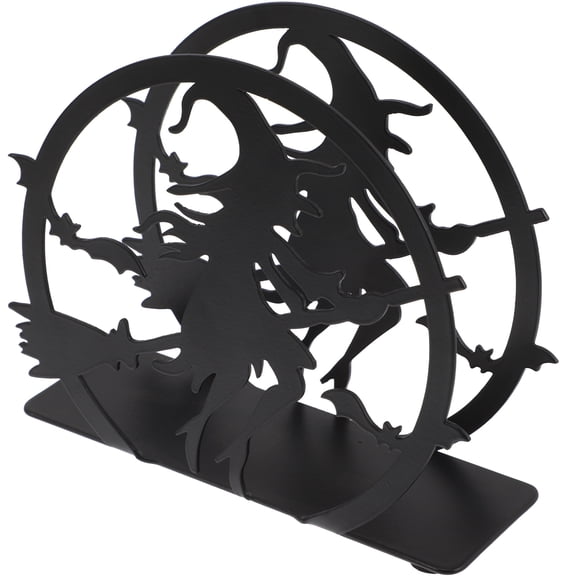 OATIPHO Oatipho Black Metal Napkin Organizer Sturdy Creative Tissue Stand for Decor