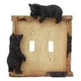 thumbnail image 4 of Ebros Set of 6 Black Bear By Twigs Wall Light Cover Plate Double Toggle Switch, 4 of 5
