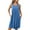 Light Blue, variant on Summer Dresses For Women 2024 Casual Tank Dress Sleeveless Knee Length Pleated Front Crew Neck Sun Dresses Nightgown With Pockets Sleep Sleepwear Nightshirt