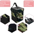 thumbnail image 2 of Crocodile Foldable Car Garbage Can with Lid and Leak-Proof, Hanging Storage Bag - Trash Can for Car, Car Trash Can, Mini Trash Can, 2 of 6
