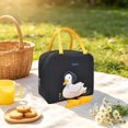 thumbnail image 3 of Cute Duck Lunch Bag Kawaii Lunch Box Insulated Bag Reusable Tote Bags for Hot or Cold Work, Picnic, Travel, 3 of 7