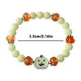 thumbnail image 2 of Luces de Halloween, joyería europea y para parejas de Halloween, nueva cadena de cuentas luminosas para fiestas navideñas, pulsera luminosa con cara de fantasma y calabaza, pulsera noctilucente de Hal, 2 of 7