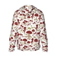 thumbnail image 2 of Picia Mushroom Women's Men's UPF 50+ Sun Protection Hoodie Shirt Long Sleeve SPF Fishing Outdoor UV Hiking Lightweight Shirts-Large, 2 of 9