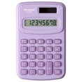 thumbnail image 5 of Loyerfyivos Basic Standard Calculators Small Digital Desktop Calculator with 8-Digit LCD Display, Battery Solar Power Smart Calculator Pocket Size for Kids for Home School,1pc (Pink), 5 of 8
