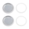 thumbnail image 3 of Espresso Maker Moka Pot Replacement Includes 2 Filter and 4 Silicone Gasket Seal, 3 of 12