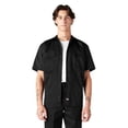 thumbnail image 1 of Camisa de trabajo Dickies XL negra de manga corta con acabado que absorbe la humedad, 1 of 7