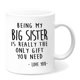 thumbnail image 1 of Taza de café de cerámica Being My Big Sister, 350 ml, 1 of 2