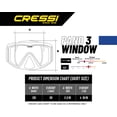 thumbnail image 2 of cressi Pano 3 & Supenova Dry combo, Translucent Aquamarine, 2 of 3
