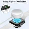 thumbnail image 4 of For iWatch Charger,2pcs Dual Usb Charger Block with 2pcs Magnetic Wireless Portable Usb C Type C Port Super Fast Charging Pad Cable Cord iWatch Charger Stand Adapter Plug, 4 of 10