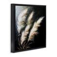 thumbnail image 3 of Stupell Industries Contemporary Wispy Wheat Stalks Black Floating Frame Canvas Art, 18 x 18, by Raymond Powers, 3 of 8