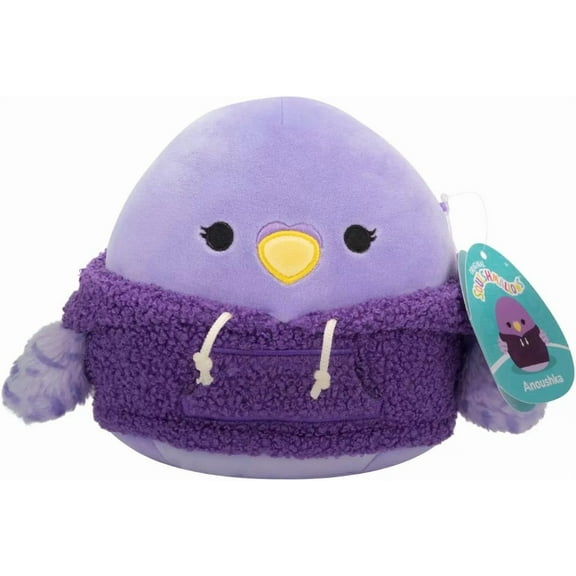 Squishmallows Original 8-Inch Christmas 2024 Hoodie Squad Plush- Official Jazwares Stuffed Animal Toy - Add to Your Squad - Gift for Kids, Girls & Boys (Sherman The Sloth)