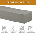 thumbnail image 6 of 48" Solid Fir Wood Fireplace Mantel - Floating Wall-Mounted Shelf with 50lb Capacity, Modern Farmhouse for Living Room & Kitchen, 6 of 11