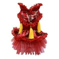 thumbnail image 2 of Eoperou Pet Tang Chinese Style Dress-up Skin-friendly Dogs Cats Tulle Princess Dress Pet Supplies, 2 of 8