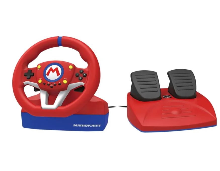 Restored Hori Nintendo Switch Mario Kart Racing Wheel Pro - Mini