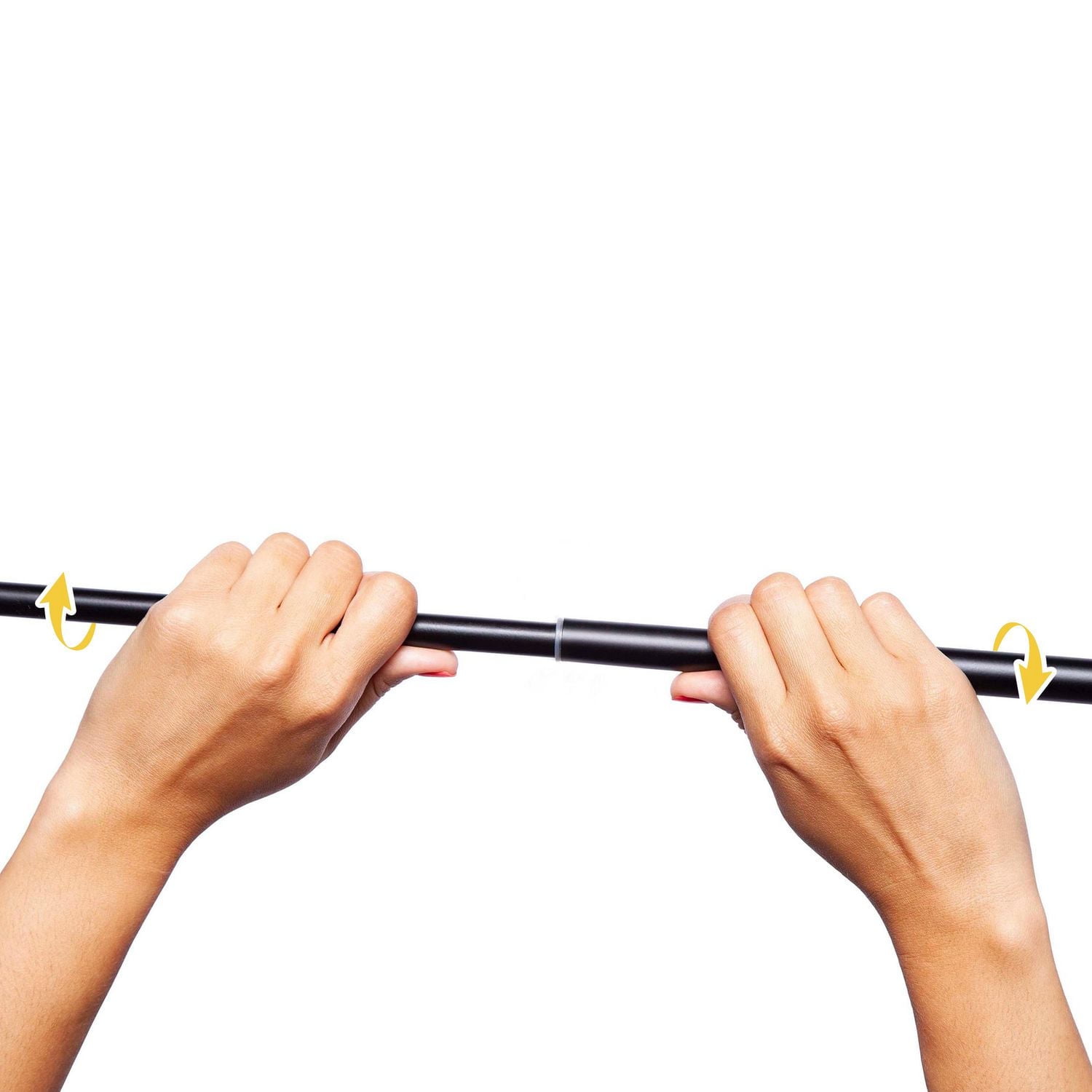 Tringle de tension Lunar Fast Fit Nicholas à occultation complète et sans outil 1,6 cm diamètre, longueur réglable En plusieurs couleurs