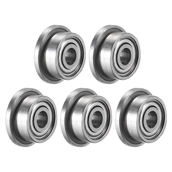 F692ZZ Flange Ball Bearing 2x6x3mm Double Metal Shielded (GCr15) Chrome Steel Bearings 5 pcs