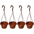 thumbnail image 1 of Hanging Planters Wall Mounted Hanging Basket 4pcs, 1 of 4