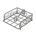 thumbnail image 4 of WEAVILUX Black Metal Napkin Holder for Home and Kitchen, Desktop Tissue Organizer Rack, Dining Table Storage Stand, 4 of 6