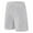 Gray, variant on Kilaqueen Mens Shorts Elastic Waist Quick Dry Solid Color Shorts with Zip Pockets Athletic Workout Hiking Gym Stretch Shorts