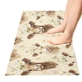 thumbnail image 5 of Dailycode Highland Cattle with Garland Bathroom Rugs Non Slip Absorbent Soft Plush Quick Dry Bath Mat, 39"x20", 5 of 8