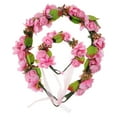 thumbnail image 5 of PAMINGONO Floral Headband for Women Decorative Wreath Plastic 2Pcs 7.9x7.9x1.4in, 5 of 8