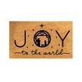 thumbnail image 1 of Fun Christmas Door Mat - Non-Slip Polyester - Outdoor/Indoor Entrance Rug - Washable - Festive Design - Front Porch Decor, 1 of 6