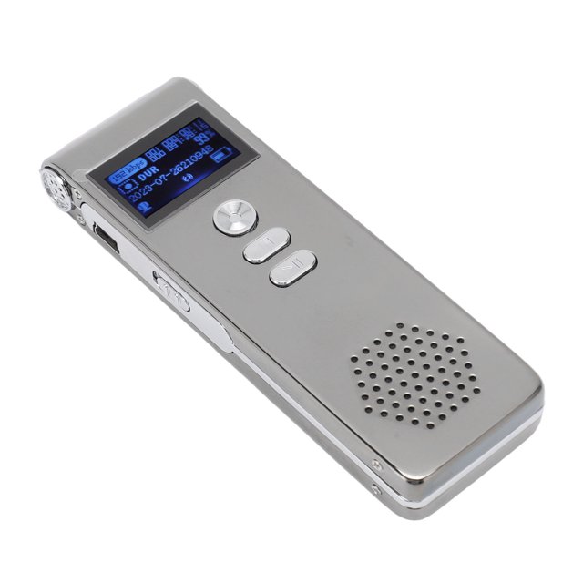 Grabadora de Voz Digital ANGGREK Con Función de Contraseña Reducción de Ruido Inteligente Micrófono Dual 192 Kbps