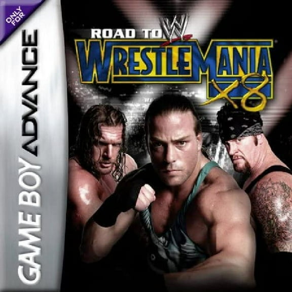 WWE Road to WrestleMania X8 (Nintendo GameBoy Advance, 2004) Wrestling Game