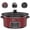 Red, variant on 8qt Large Programmable Slow Cooker with Removable Ceramic Pot for Family Dinner Kitchen, Dishwasher Safe - Black