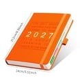 thumbnail image 3 of 2027 Calendar Planner, 5.51"x8.35" Weekly Monthly Schedule Book with Tabs (Orange), 3 of 6