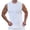 White, variant on Lovskoo 2024 Men's Casual Tank Tops Knit Sleeveless Summer Comfortable Trendy Stripe Fitness Sports Knitted Shirt Tee Muscle Basic T Shirts Black XL