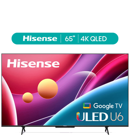 Hisense - 65" Class ULED U6H Series Quantum Dot QLED 4K UHD Smart Google TV (65U6H)