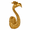 gold-Flamingo, variant on Copper Leopard Head Wall Sculpture Home Decor