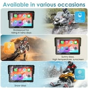 Carpuride Wireless Motorcycle CarPlay Android Auto 5 IPS Touch Screen Car Stereo for BMW IP67(502B)