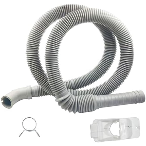 AEM73732901 Washer Drain Hose for LG Kenmore, Washing Machine Drain Hose Replacement, Replaces Parts Number AEM73732901 AEM74053001 MEGJ62685201 2702257 PS8749199 PS8749199$$