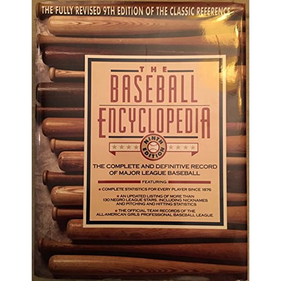 Pre-Owned The Baseball Encyclopedia: The Complete and Definitive Record of Major League Baseball (Hardcover) 0025790412 9780025790414