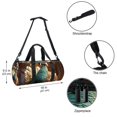 thumbnail image 5 of Thanksgiving Gym Bag with Shoe Bag, Carry on Duffle Bag 17.7 Inches with Interior Zipper Pocket - Large Capacity, 5 of 6