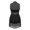 Black, variant on DPOIS Girls Sequin Rhinestone Mesh Splice Tassel Lyrical Dress Dancewear