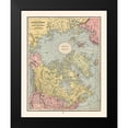 thumbnail image 2 of Cram 12x14 Black Modern Framed Museum Art Print Titled - Polar Regions Arctic Discoveries - Cram 1888, 2 of 5