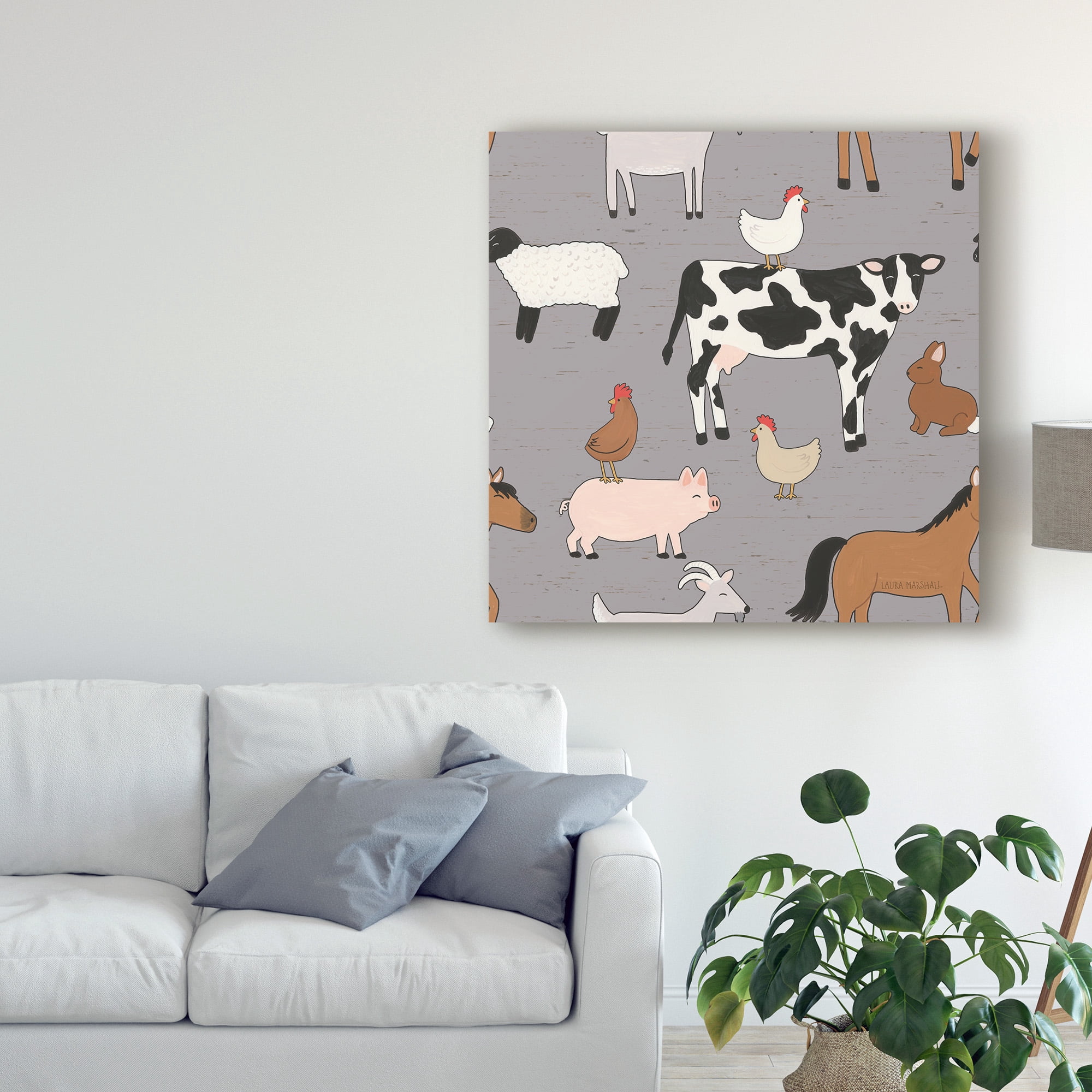 Trademark Fine Art 'Country Roads Step 01D' Canvas Art by Laura Marshall